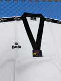 Fighter Competition Level Black V Neck Uniform