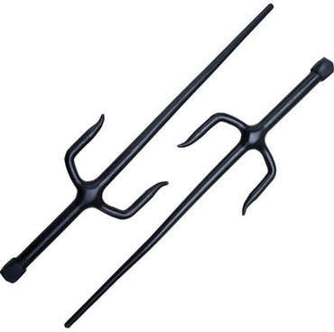 Flexible Hard Plastic Training Rubber Sai Black