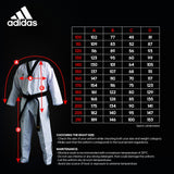 ADIDAS SUPER MASTER II 3-STRIPE TKD UNIFORM
