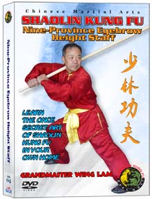 (SHAOLIN DVD #04) SHAOLIN NINE PROVINCE EYEBROW HEIGHT STAFF TRADITIONAL SHAOLING KUNG FU