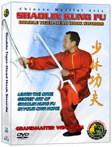 (SHAOLIN DVD #26) DOUBLE TIGER-HEAD HOOK SWORDS CHINESE TRADITIONAL SHAOLIN KUNG FU