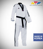ADIDAS SUPER MASTER II 3-STRIPE TKD UNIFORM